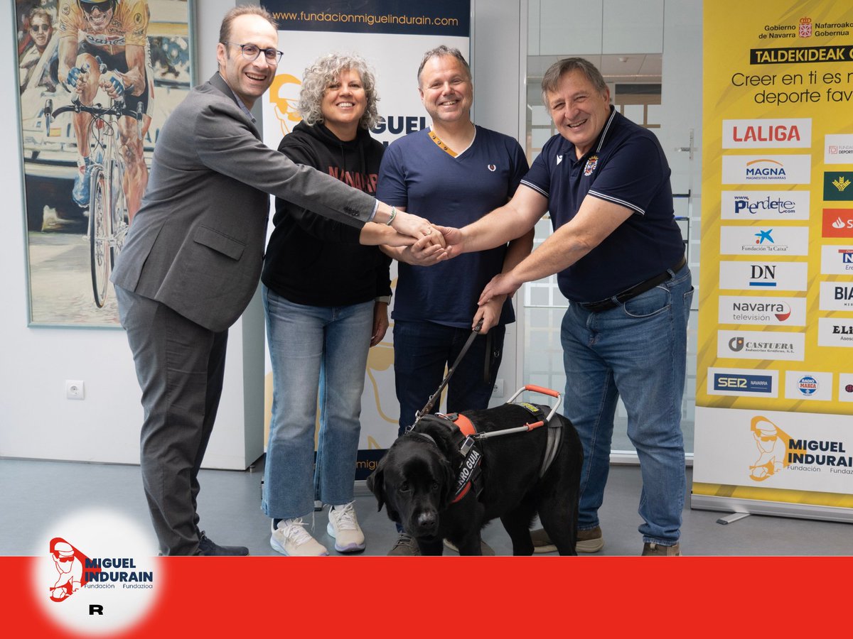 🤝 La <a href="/FundMIndurain/">Fundación Miguel Induráin Fundazioa</a>  reafirma su compromiso con el deporte inclusivo.

Renovamos los convenios con: 

🏀 <a href="/BSRnavarra/">BSR Navarra</a>  
🏉 <a href="/cdirunaoficial/">C.D. Iruña</a>  
⚽️ <a href="/CDciegosNavarra/">Club Deportivo para Ciegos Navarra</a>