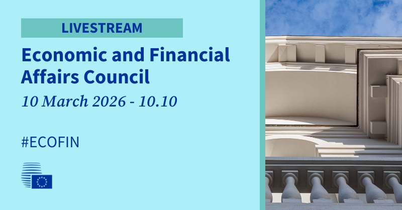 EUCouncilPress's tweet image. #ECOFIN |🚨 The Economic and Financial Affairs Council starts at 10h00 CET this morning

On the table today 👉 unlocking the full potential of the single market for financial services

📋Agenda : link.europa.eu/Bdbh4F
🔴 Livestream : link.europa.eu/xq6NPN

#ECOFIN