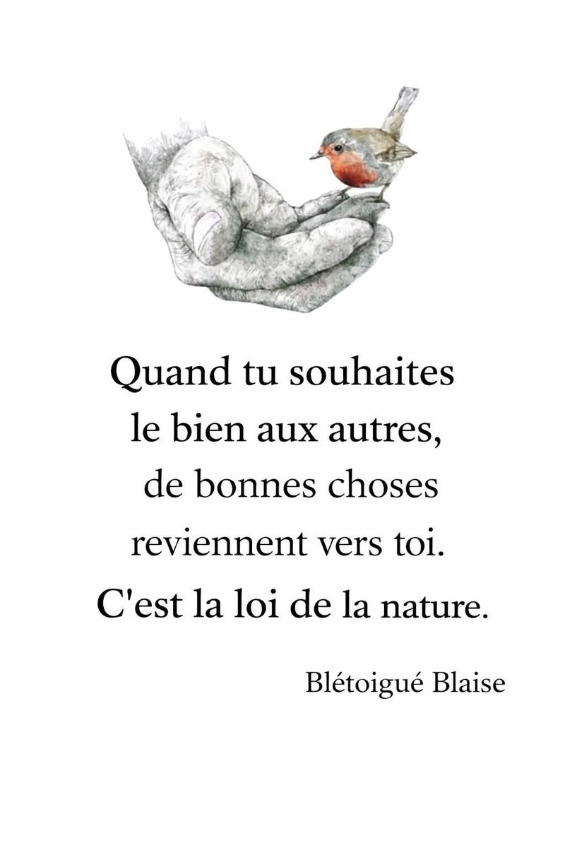 OlivierDomyBey1's tweet photo. Quand tu souhaites
le bien aux autres
de bonnes choses
reviennent vers toi.
C'est la loi de la nature.
@judaRdc accepte Bonjour frère 🤣 https://t.co/n0J3cHtmXO