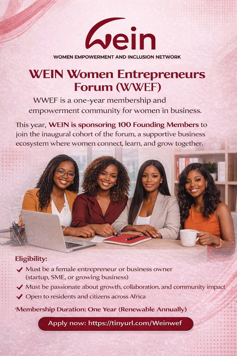 I know a lot of women entrepreneurs that work hard on this platform!!! 

I just hope my tweet reaches you because you deserve!!!

Check the flyer for all the deets, and I hope you dont miss the opportunity to be part of what can take your business from 50 to 100