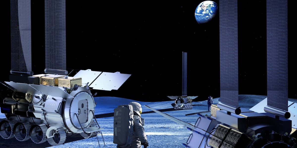 FutureSpaceF's tweet photo. Astrobotic has been awarded a contract by Thales Alenia Space to develop the Lunar Wheel for the Italian Space Agency’s Multi-Purpose Habitation Mobility System! 
https://t.co/VajIRgMXC5 
#technology #Artemis #space #innovation #lunar https://t.co/Ubc1cSzBFQ
