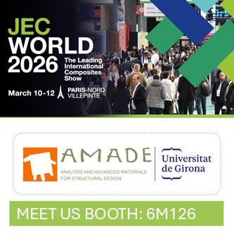 amade_udg's tweet photo. ✨ JEC World 2026 is almost here!

Meet Isabel Bagudanch, Norbert Blanco &amp; Cristina Barris from AMADE–Universitat de Girona at booth 6M126 to talk composites, research &amp; collaboration. 
Let’s connect! 🚀

#JEC2026 #Composites #Innovation #MaterialsScience https://t.co/EU1X1eragT