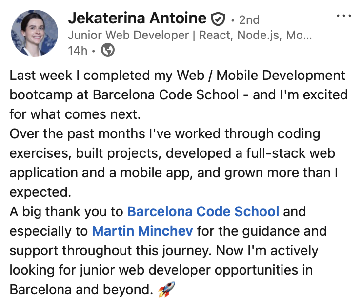 BarcelonaCodeSchool tweet media