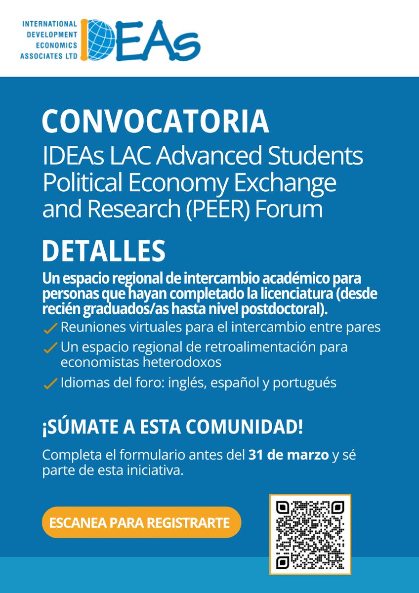 International Development Economics Associates tweet media