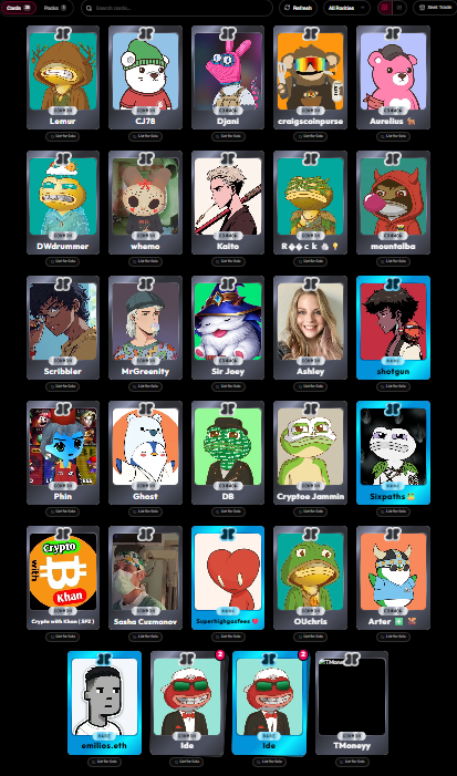 Idedj's tweet photo. There are definitely better Xeet decks out there.

But I am happy with what I got, and will be looking to add more as each day passes.

@xeetdotai https://t.co/8rCjgI2EMo