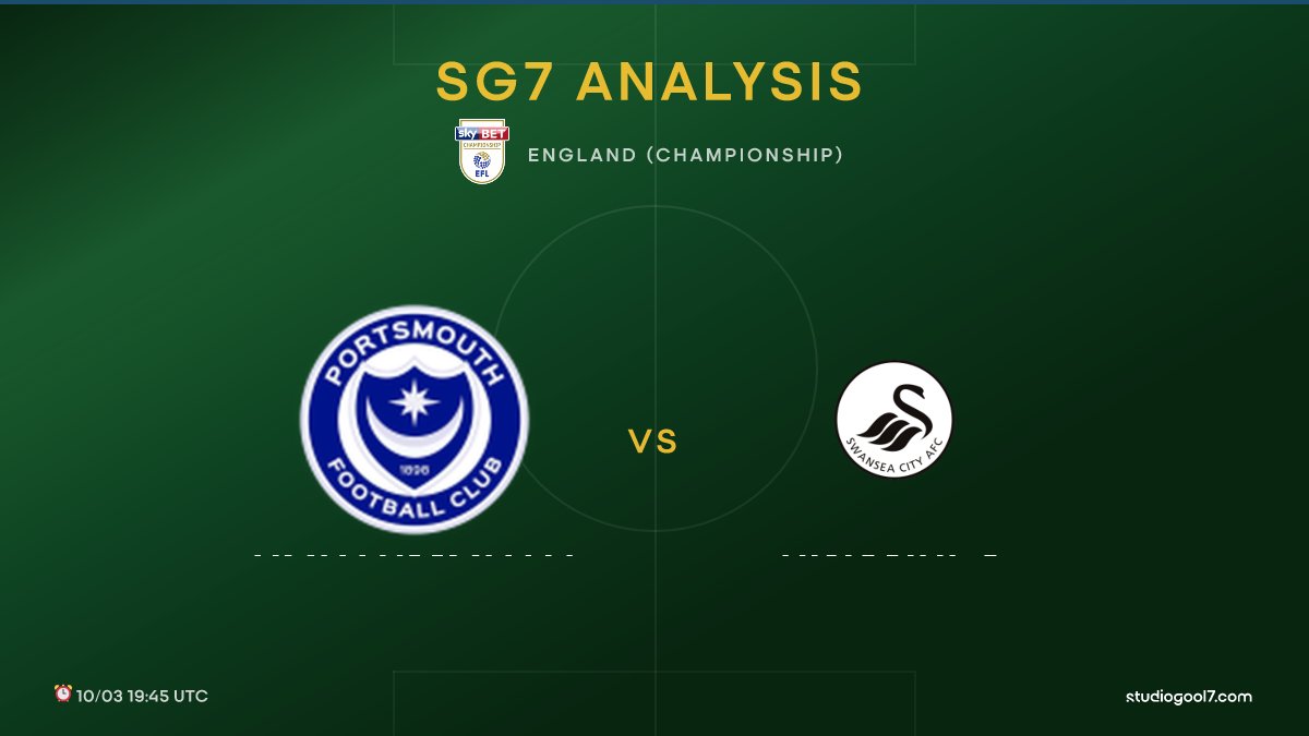 StudioGool7's tweet image. 🔥 Portsmouth vs Swansea
🏟️ England (Championship) | ⏰ 10/03 19:45 UTC | 📊 68%
📖 Full analysis 👇
studiogool7.com/analysis/13869…

#PORSWA #EnglandChampionship #StudioGool7 #FootballStats