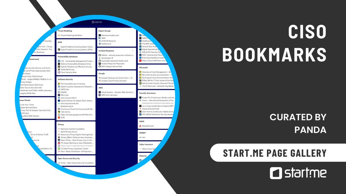 Start.me tweet media