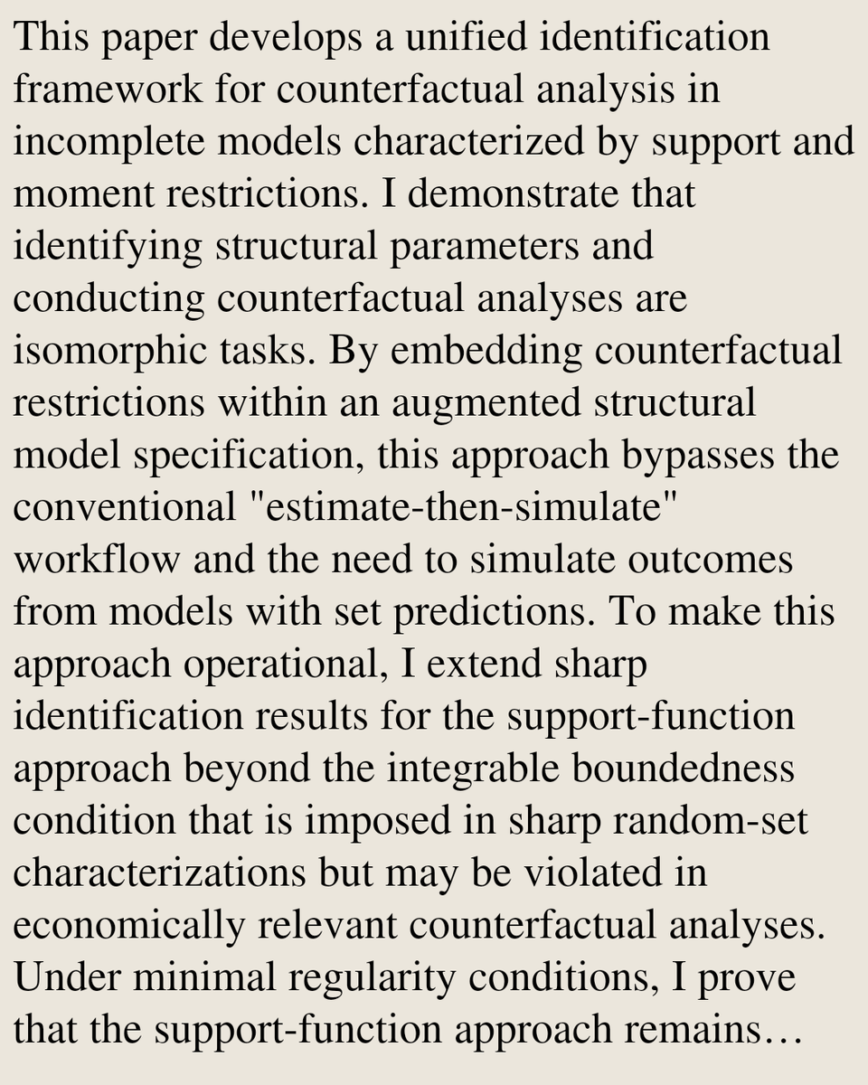 Econometrics tweet media