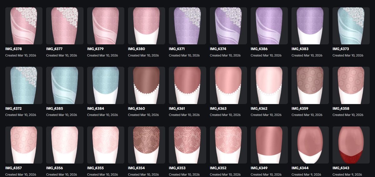 Yall will be getting fed so many nail decals this next site update!!! These aren't even the half of it...