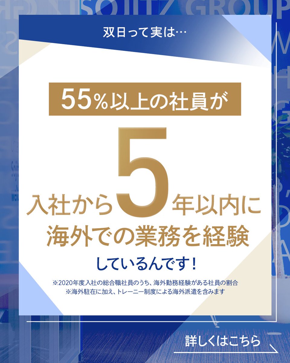 【公式】双日株式会社 tweet media