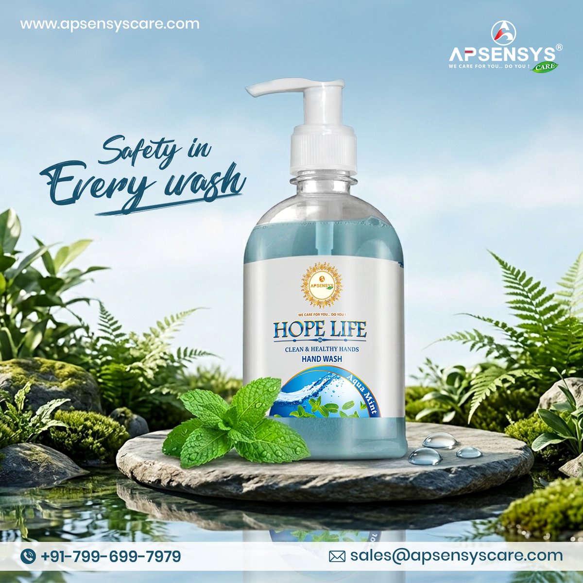 ApsensysCare's tweet image. HOPELIFE HAND WASH

Our hand wash gives you natural freshness, gentle care, and herbal protection in every single wash.

Reach out to us:
+91-799-699-7979
sales@apsensyscare.com
website: apsensyscare.com

#handwash #NaturalCare #EcoClean #apsensyscare