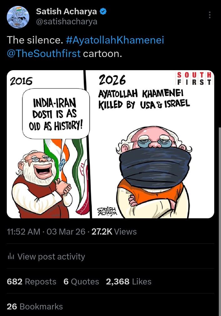 Satish Acharya tweet media