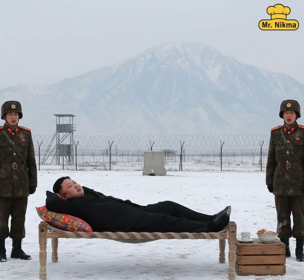 One mistake at the border… and Kim Jong is ready.💪💪