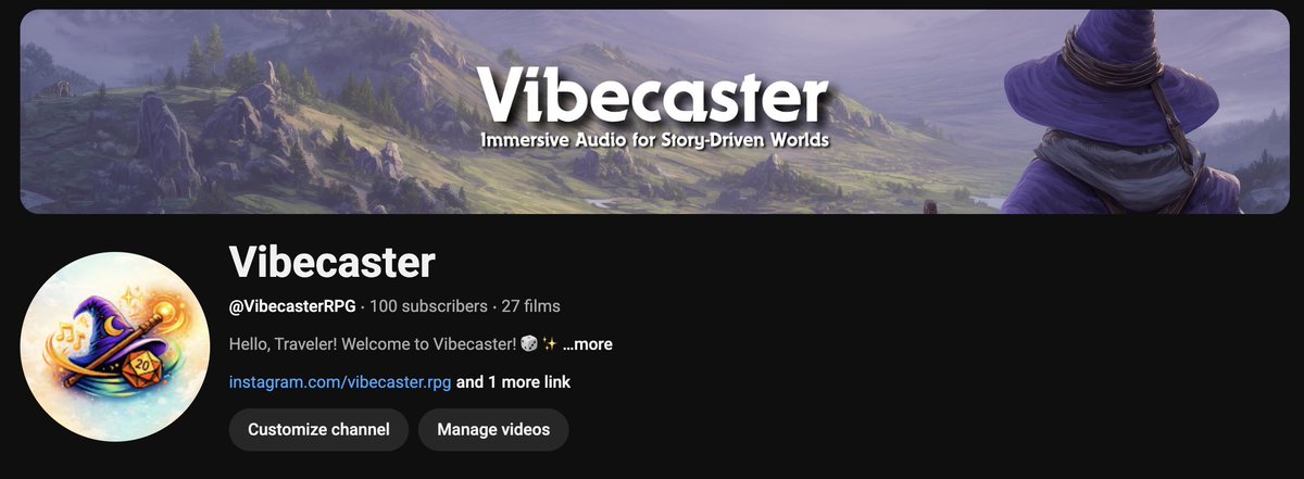 Vibecaster RPG 🧙♀️ tweet media