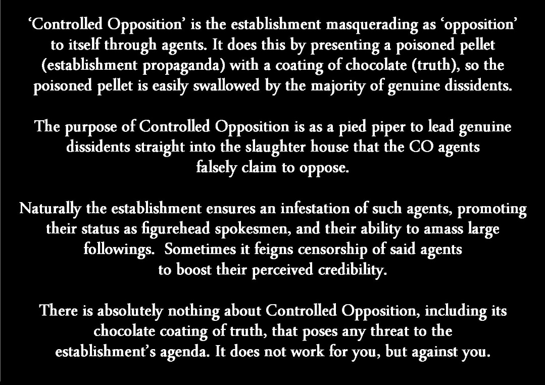 CAPSAL0T's tweet photo. @OutlawsPoetic @romanhelmetguy @jclearsighted That's what controlled opp does. Truths (sometimes many) packed in between establishment fed lies. https://t.co/PkNwgkEapZ