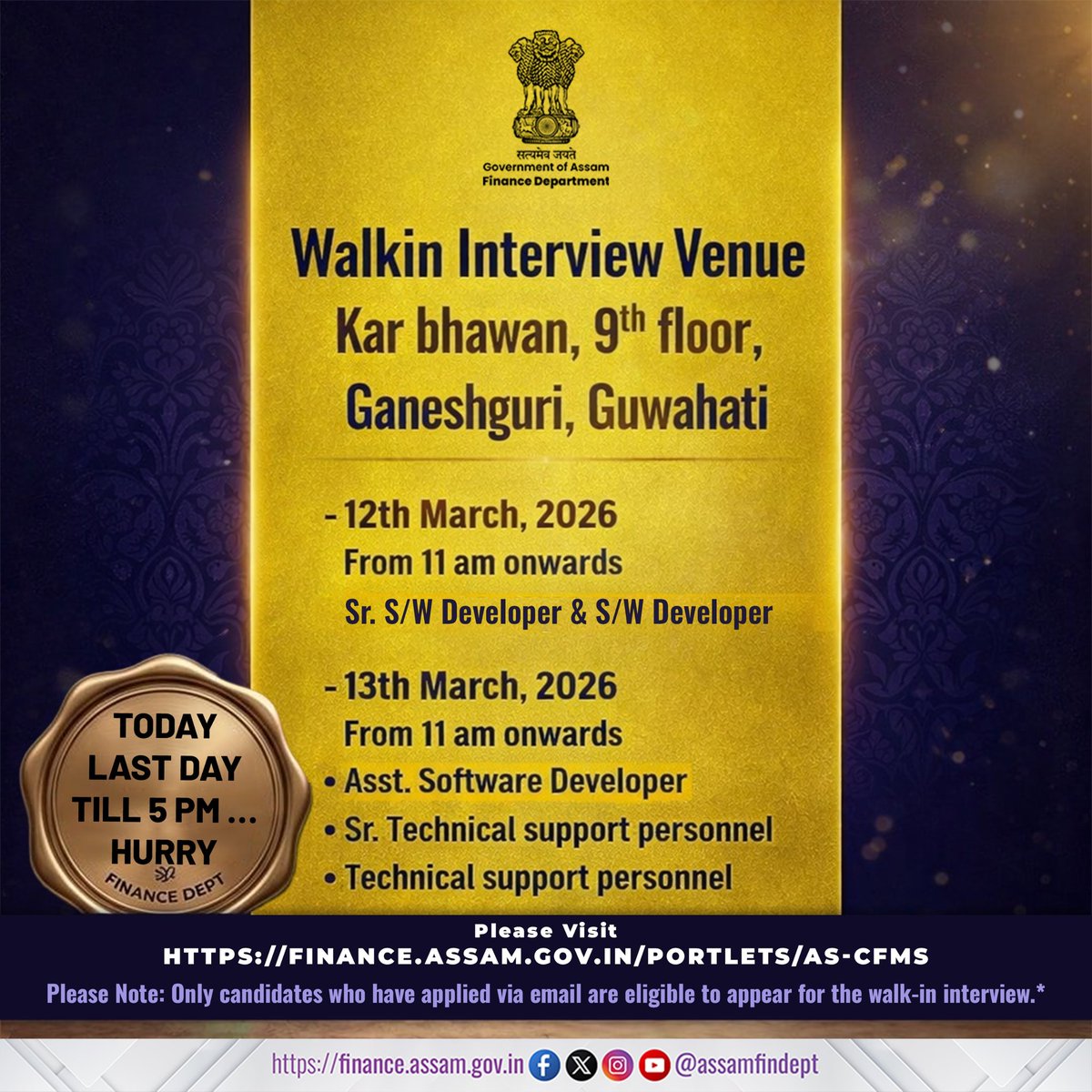 Finance Department, GoA tweet media