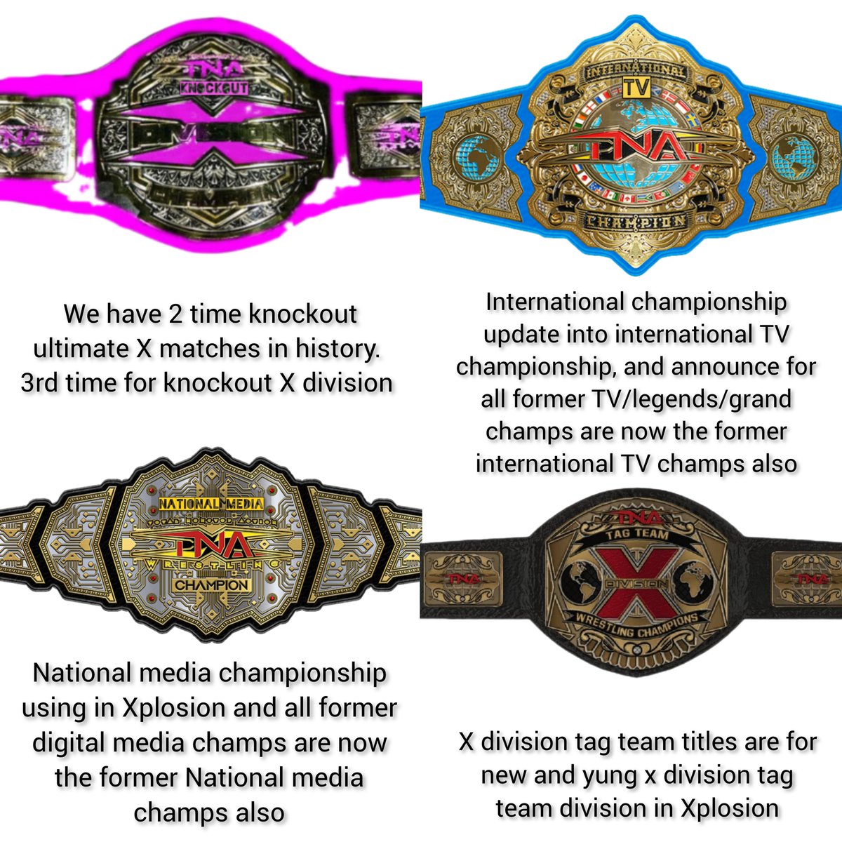 Tnahindi's tweet photo. My request to @ThisIsTNA president @carlossilva and director of authority @milanmiracle Please Do this in future for TNA Growth and history unification https://t.co/n9LOz3ykCw