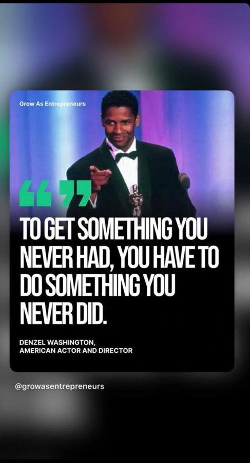 Good morning everyone 
Take that risk today...na me talk am and have a great day 🤗