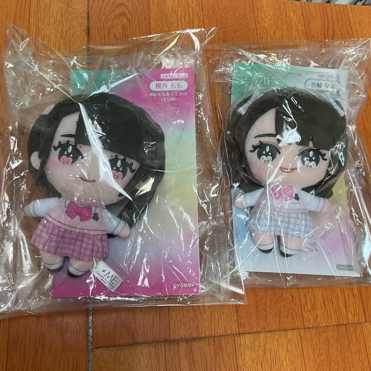 櫻井ももさん 谷崎早耶さん ぬいぐるみマスコット入荷しました🧸