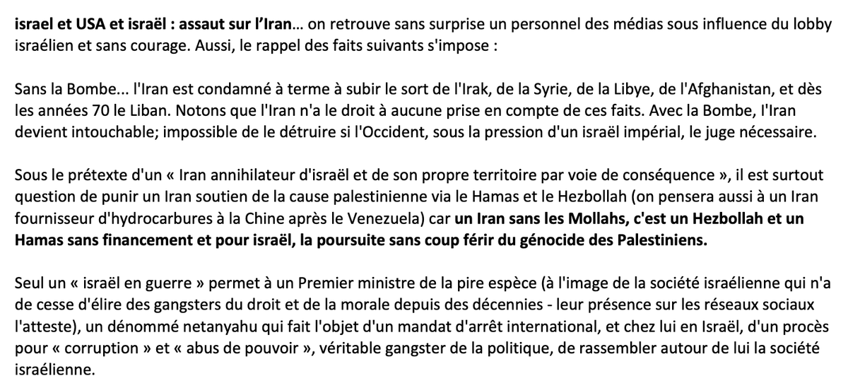 PierreLema34489's tweet image. Seule la Résistance fait vivre la cause palestinienne ; sans celle-ci, elle est appelée à disparaitre (sort des #Amérindiens) ; il restait 3 pôles de résistance : #Hamas, #Hezbollah, #Iran ; après #Gaza #israel finit d'enterrer la cause palestinienne sous des tonnes de bombes.