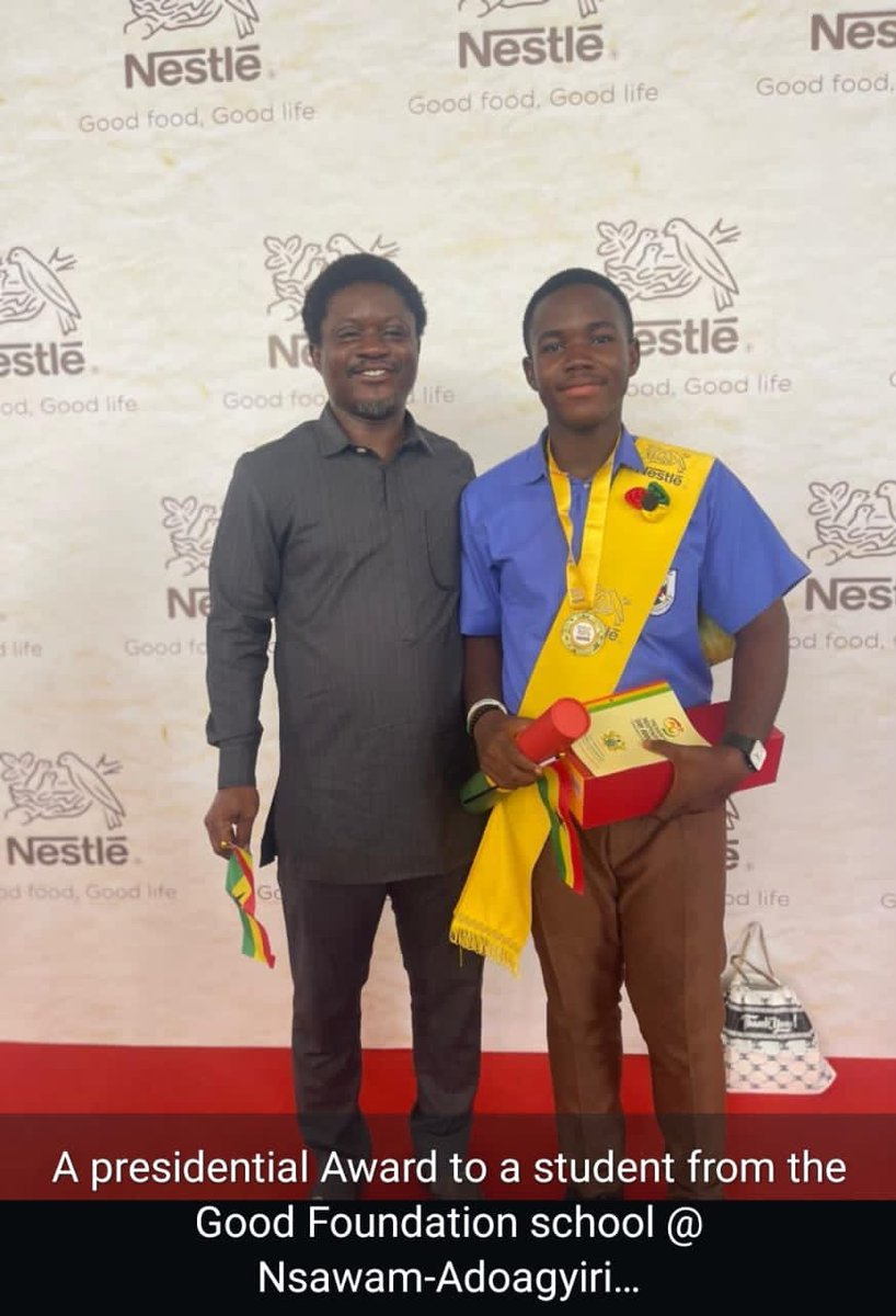 NanaKay6334's tweet photo. Kudos to Nsawam-Adoagyiri Messiah Hon Frank Annoh-Dompreh @FAnnohDompreh 👏 through the MP’S educational support program that has helped us to achieve this great success 🙌 ✅️
#DomprehsCare
#AnnohDomprehIsKing #LeadershipWithAction #fad2theworld https://t.co/q395CRs4fJ
