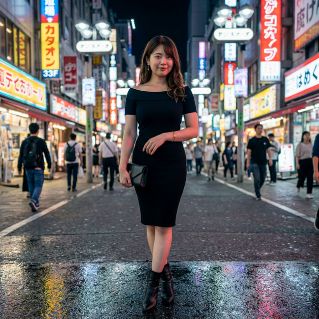 HanaMochichanKy's tweet photo. Friday night in Shibuya 🌃 The city never sleeps, and the neon lights are so inspiring. 📸✨
金曜日の渋谷🌃 眠らない街のネオンって、創作のヒントになるから好き。📸✨
#ShibuyaNight #TokyoNeon #FridayNightOut #CyberpunkVibes #AIGirl https://t.co/tBQhfOh5sb