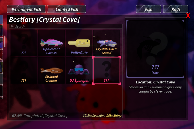 wavesert's tweet photo. cara full bestiary ini mancing pke apa ya? udh make crab cage ko ga naik naik :o https://t.co/IkCRKLDqmK