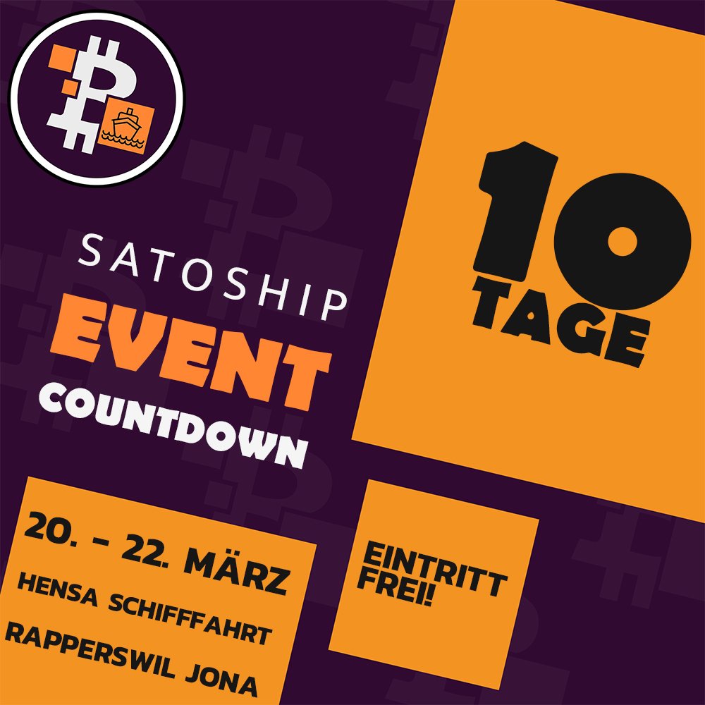 Satoship ⛴️ 🧡🇨🇭 19.-21.03.2027 tweet media
