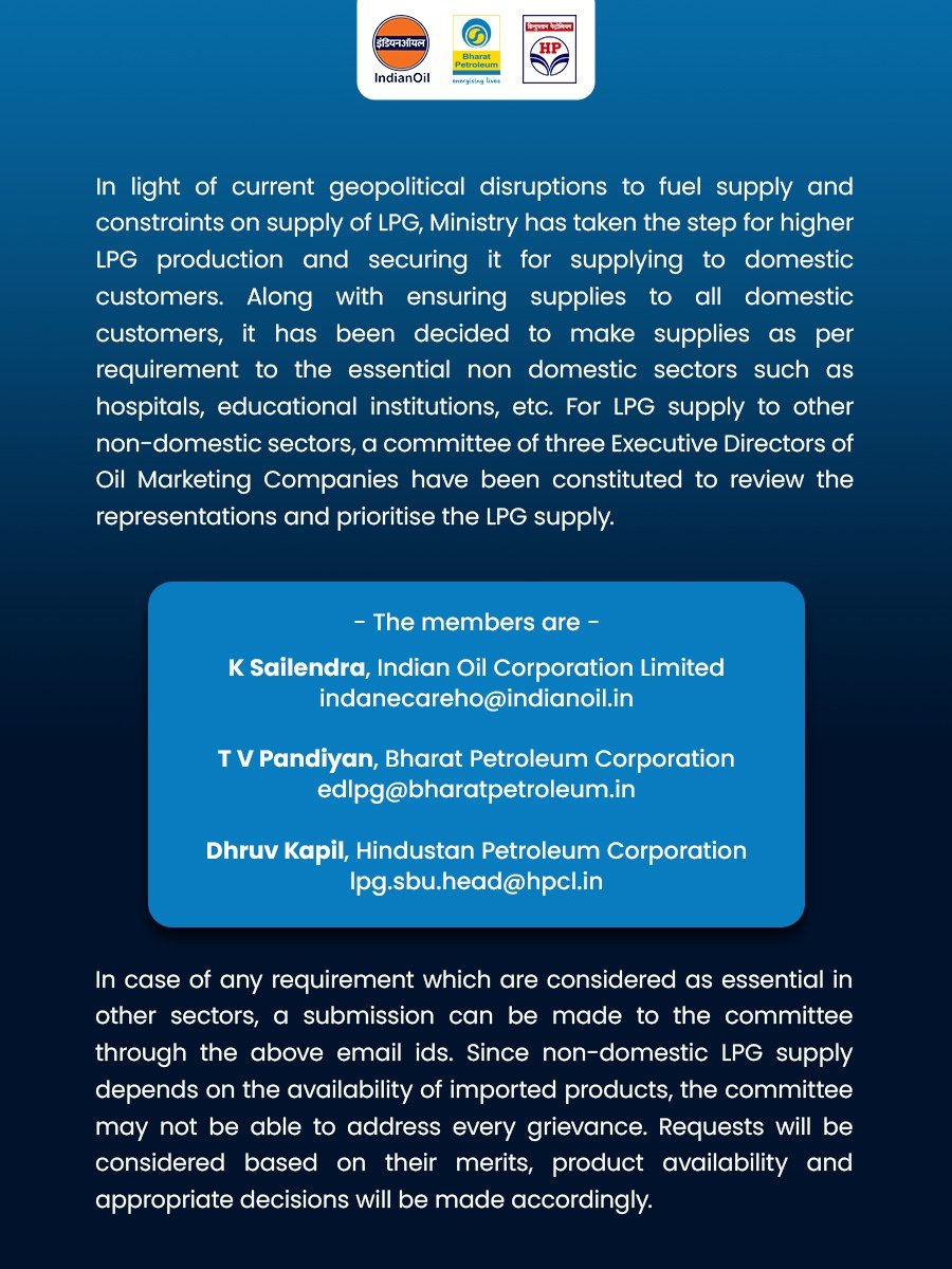 Hindustan Petroleum Corporation Limited tweet media