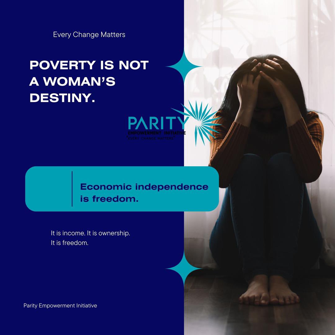 parity2025's tweet photo. Economic independence is freedom. When women control resources, they gain the power to transform their lives, their families, and their communities. Poverty is not a destiny,change is possible.
#WomenEconomicEmpowerment #BreakTheCycle #EqualityForWomen
#EveryChangeMatters https://t.co/i6XogeH9q3