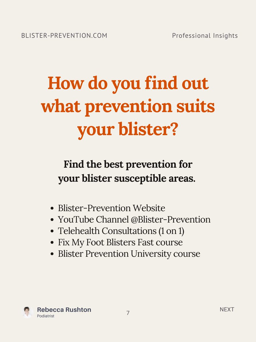 Blister Prevention tweet media