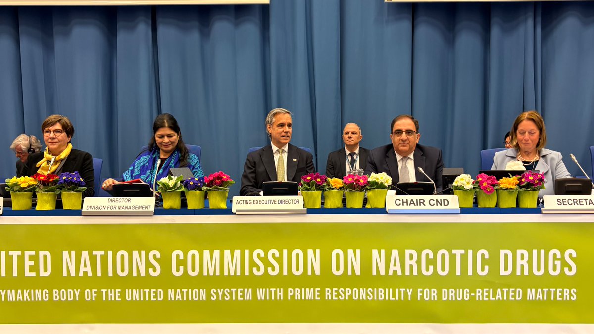 UN Commission on Narcotic Drugs tweet media
