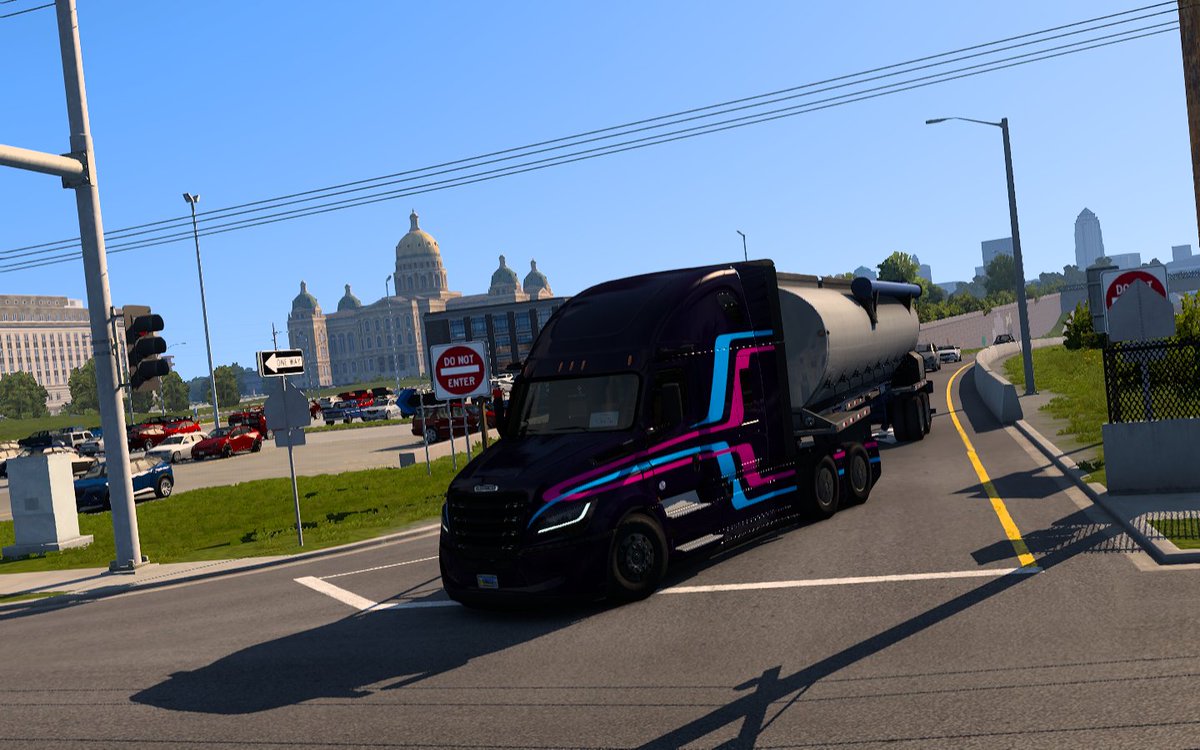 Yurato23's tweet photo. Collected the last two Photo-Trophies🏆 in Missouri🇺🇸 and then headed to Iowa🇺🇸 to do some exploration there @SCSsoftware
#ATS #AmericanTruckSimulator #BestCommunityEver #VirtualTrucker #Cascadia #FreightlinerTrucks #Photomode #VirtualPhotography https://t.co/mIcvC7mVxQ