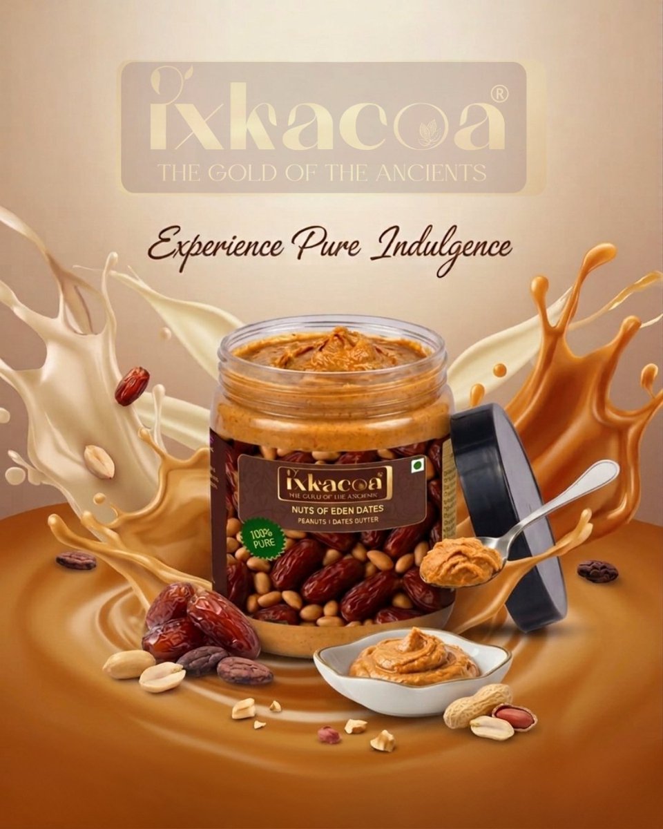 ixkacoa's tweet photo. “Three Jars, Zero Guilt "
For enquiries and collaborations, contact us today: +91 9059942299
Visit our website to explore the complete IXKACOA collection:
https://t.co/X9CokPg7Px
Our premium nut butters are also available with Amazon Prime : https://t.co/teofiGmqvt https://t.co/9kiHhTiEDK