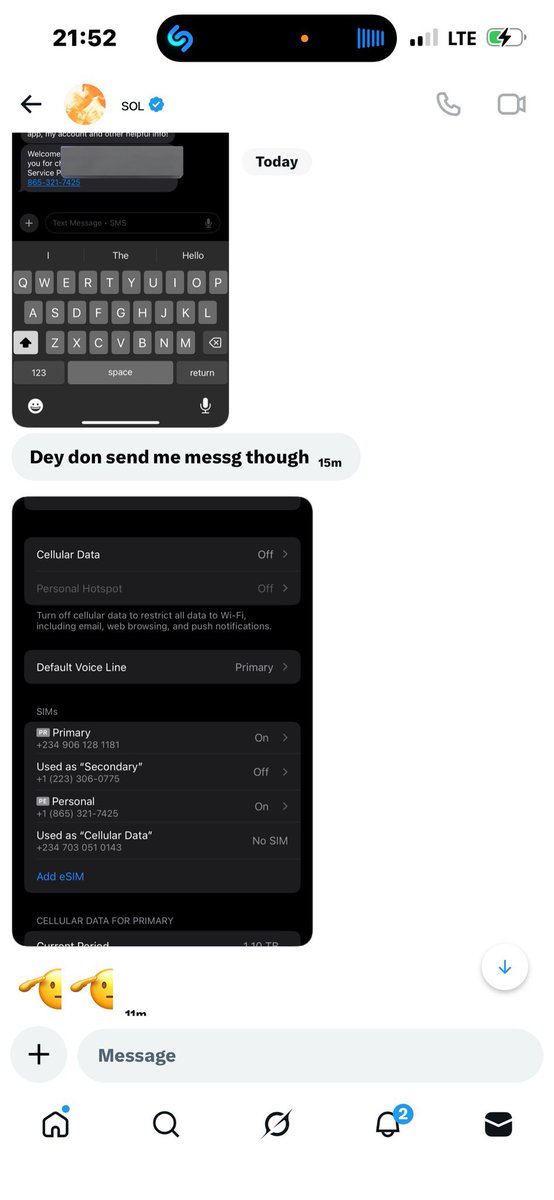 eSIM AVAILABLE – No monthly fees🛜
Dedicated +1 US number included

Ideal for:
•  Social media sign-ups (WA, TG, IG, X, etc.)
•  OTP codes any site
•  Unlimited iMessage + SMS texting (pics too)
iOS &amp; Android compatible.
Monthly-yearly subscription ✅
DM me 📩 or <a href="/pabloESIM001/">Danielsl Smith</a>