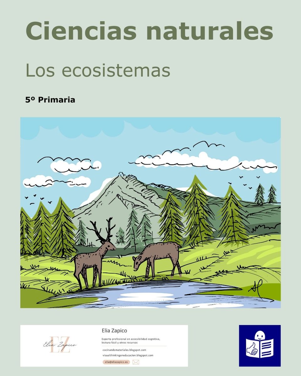 EliaZapico's tweet photo. En lectura fácil son muy importantes los elementos paratextuales, como los índices, las glosas y las imágenes. ¿Quieres saber cómo adaptar tus materiales a lectura fácil?
#Lecturafácil
#BlogEducativo
#CienciasNaturales
#Losecosistemas
#EducaciónPrimaria
https://t.co/CgV3KC457U https://t.co/Y0r1KExaqY