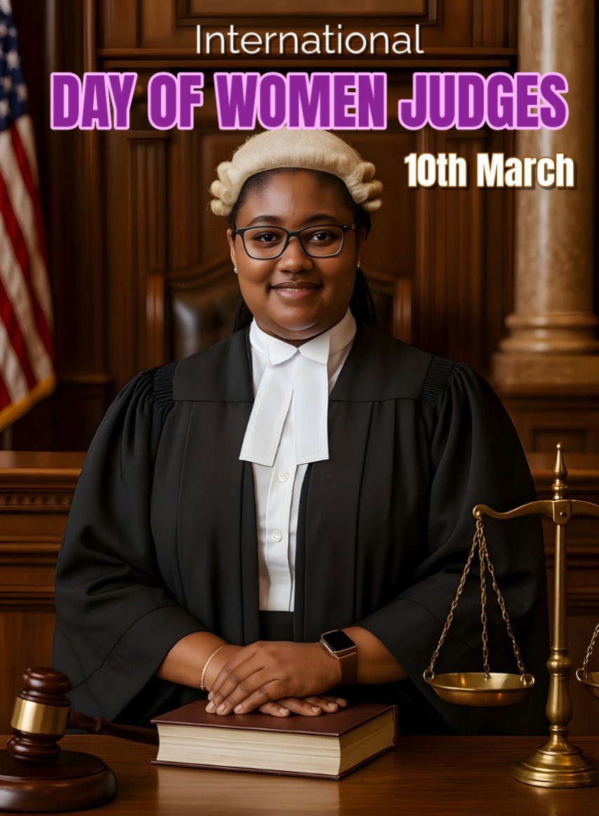 #InternationalDayOfWomenJudges is a reminder of the important role women play in shaping judicial systems worldwide. ⚖️

Advocate and support the mentorship of women in law. 👩🏿‍⚖️📚

Together, we can achieve more inclusive judicial systems worldwide. 

#WomenInLaw #GenderEquality
