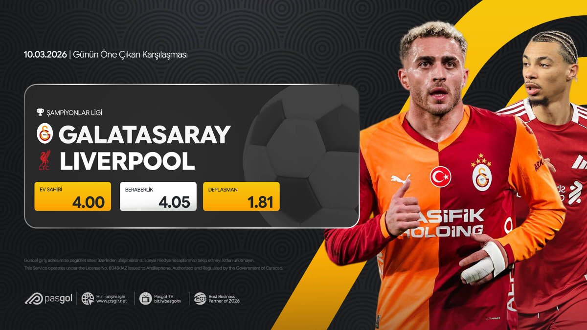 🏆Temsilcimiz Galatasaray'a Şampiyonlar Liginde Başarılar Dileriz!🦁👏

🔥Galatasaray - Liverpool🔥

✅Güncel Giriş:
🔗bit.ly/pasgolsocial

#pasgol #pasgolgiriş #Galatasaray #Liverpool #uefachampionsleague #uefa #ChampionsLeague2026