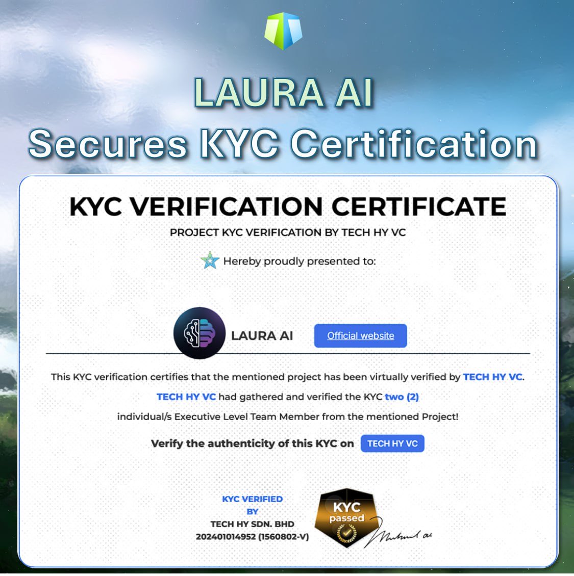 Laura AI Agent KYC Verified on Solana - Image 2