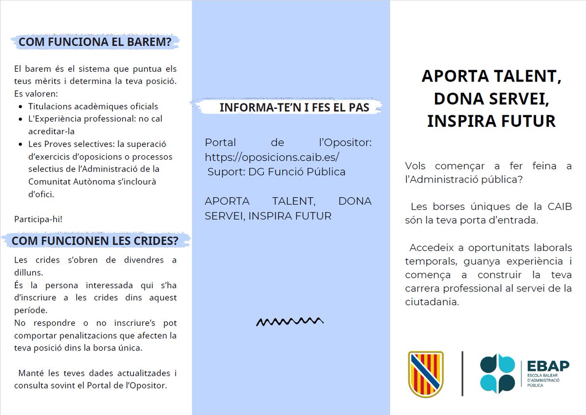 Escola Balear d'Adm. Pública - EBAP tweet media