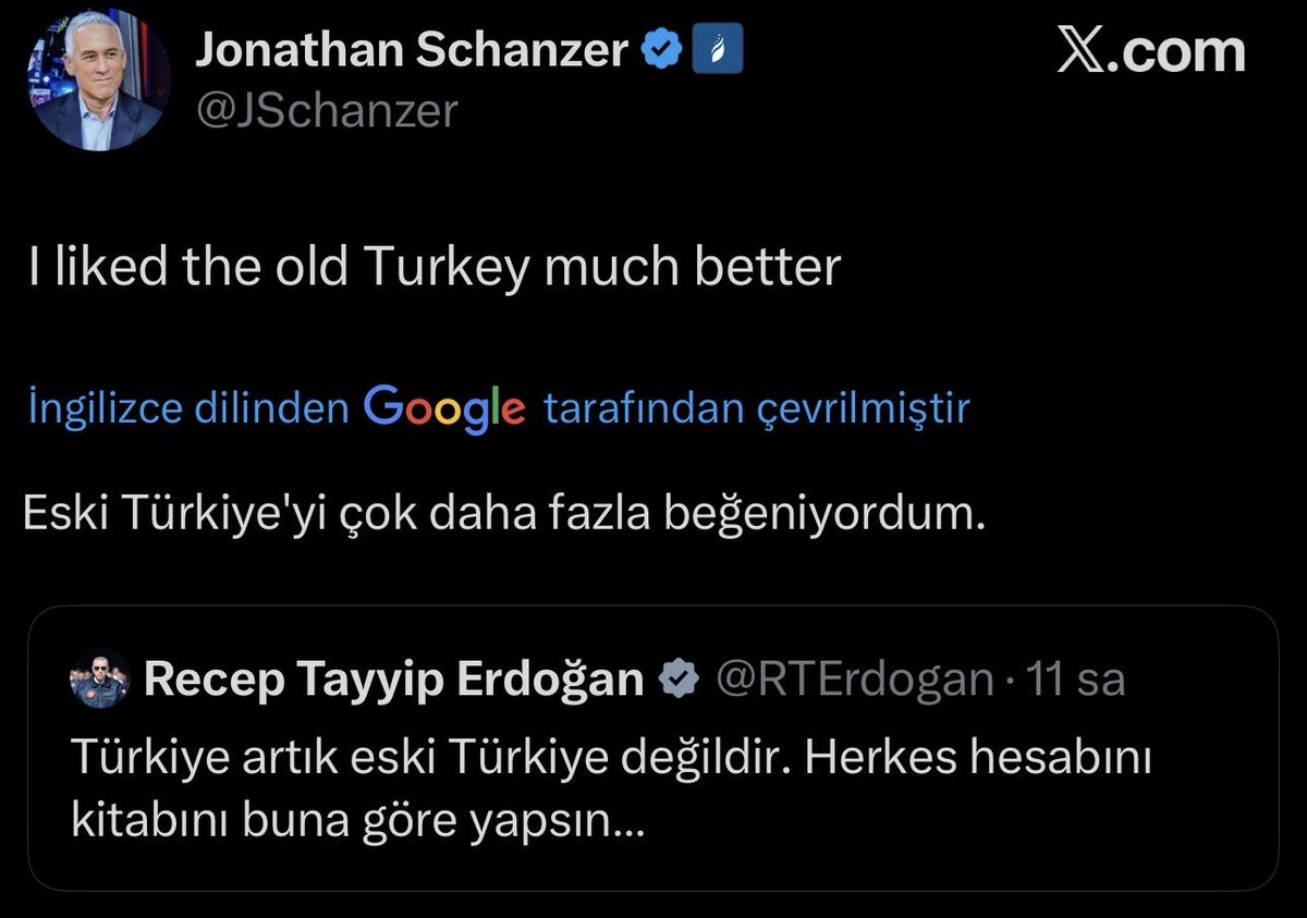 <a href="/kagansarikaya/">Kağan Sarıkaya</a> Kağan bak Türkiye düşmanı Yahudi kökenli Amerikalı yazar jonathan ne demiş “Eski Türkiye daha iyiydi” demiş. Ne kadar çok ortak noktanız varmış!