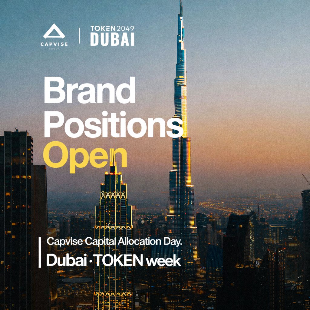 Capvise Group | TOKEN2049🇸🇬 tweet media