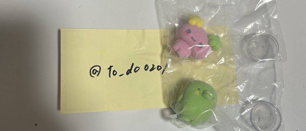 to_do0201's tweet photo. たまごっち ガチャガチャ カプセルフロッキーズ
ガチャ 交換

譲 ▶くちぱっち
         ふらわっち

求 ︎▶みみっち

郵送での交換のみ
お気軽にお声掛けください💚
よろしくお願いします😌 https://t.co/To7xNlz1hp