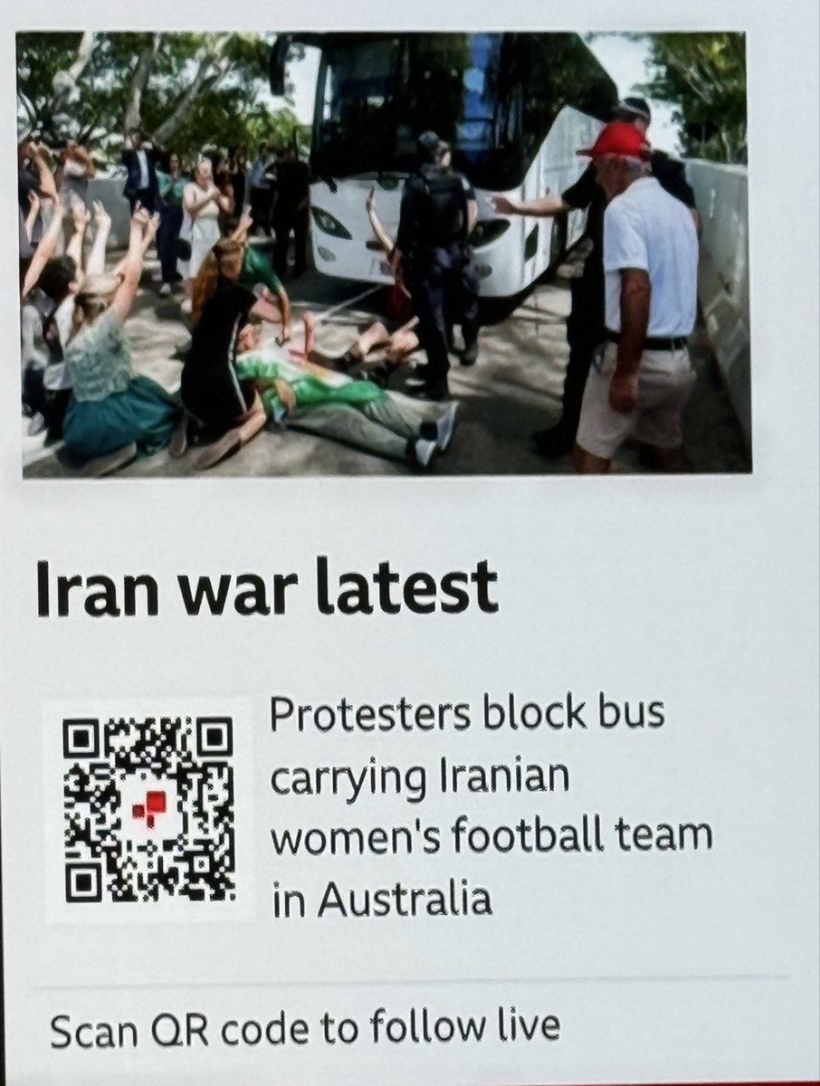 psyclopz's tweet photo. WTF @bbcnews? Your QR code is already dead during your live broadcast? Do better. https://t.co/ji4p1Umdsk