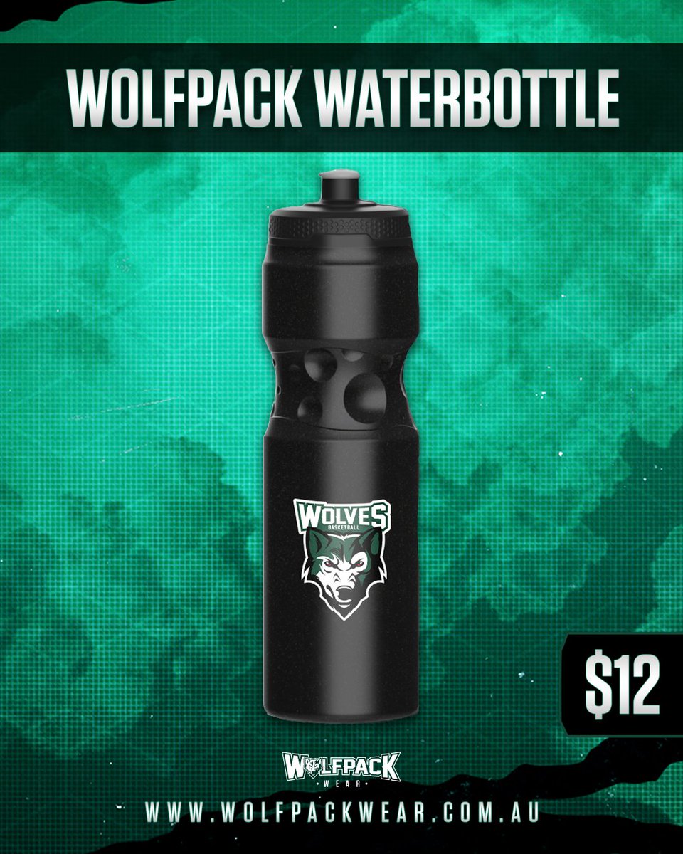 We've got brand new Wolfpack waterbottles available now! 💦

🥤: bit.ly/4b1mH1z 

#Joondalup #NBL1 #Wolfpack