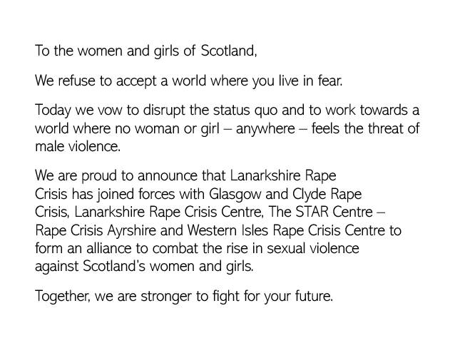 Lanarkshire Rape Crisis Centre tweet media
