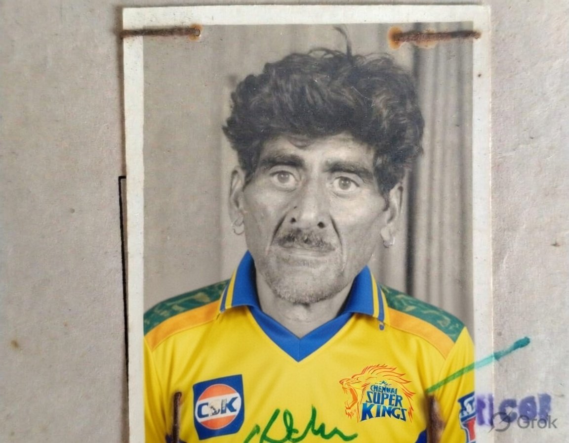 Thatha as csk fan