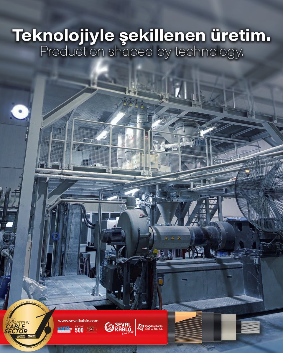 SevalKablo's tweet photo. [TR]
Her kabloda güven, her üretimde kalite.

[EN]
Confidence in every cable, quality in every production.

#SevalKablo #Kablo #Enerji #Üretim #Mühendislik #Energy #Cable #Manufacturing #Engineering https://t.co/eiB5DAjmma