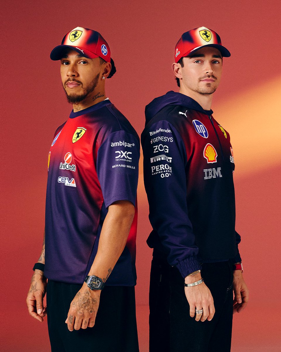 Los colores de @ScuderiaFerrari para #China #F1