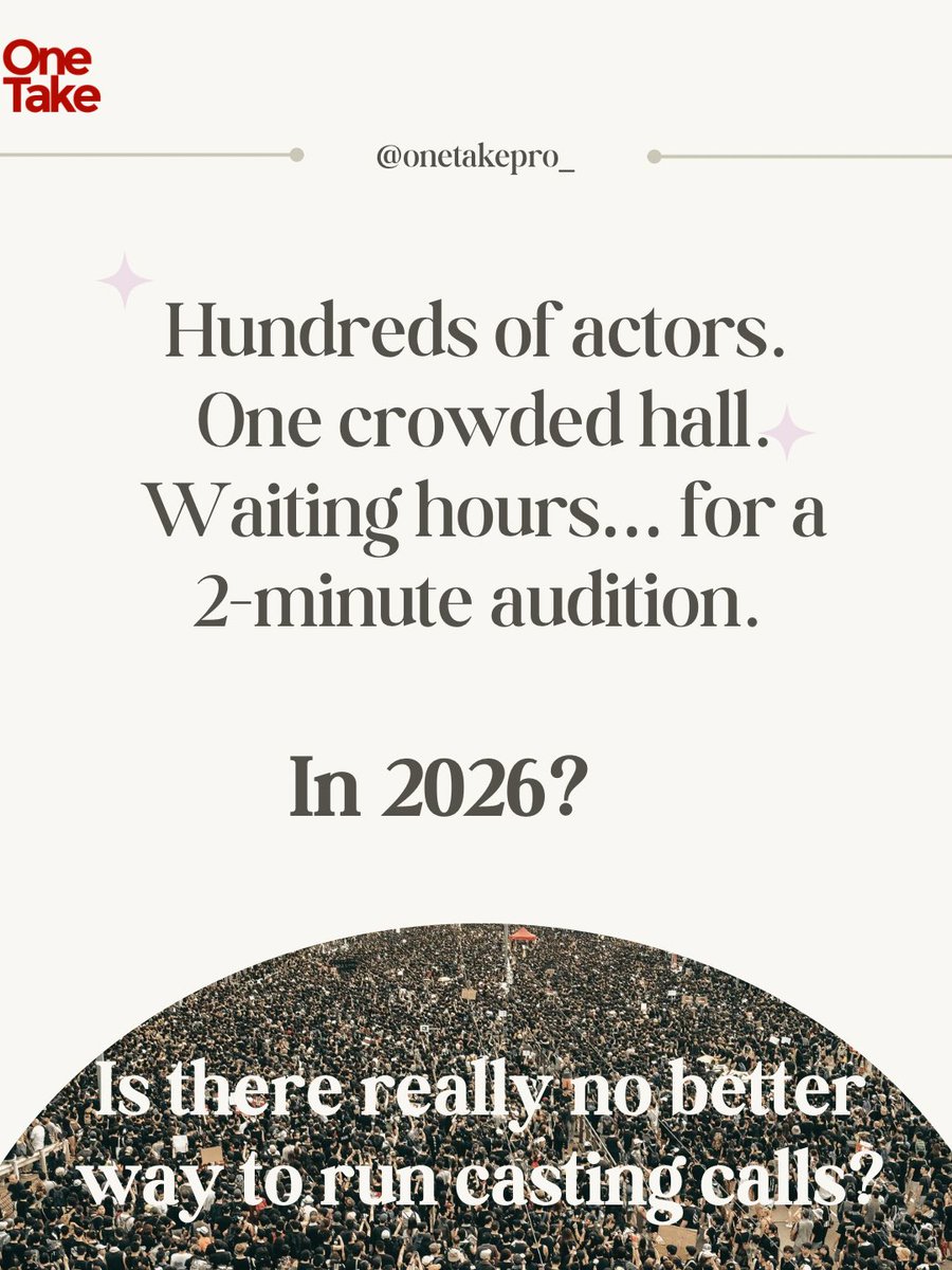 OneTake_actors's tweet photo. #auditions #onetake #onetakeapp https://t.co/SAwf9RR7kZ